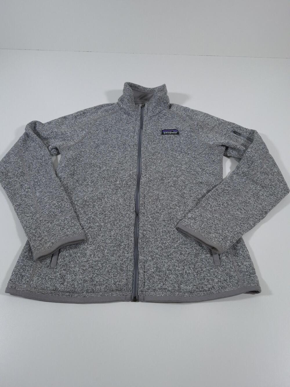 Patagonia Better Sweater Jacket Women's S Gray Fleece Full Zip Pockets Warm